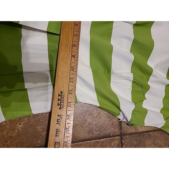Love 21 Mini Dress Green Stripe Fit Flare... Retro, Wedding, party Size S/P - Picture 4 of 10